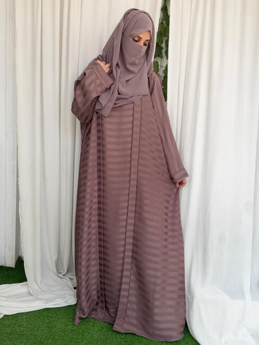 Grace Sleeky Abaya (BROWN)