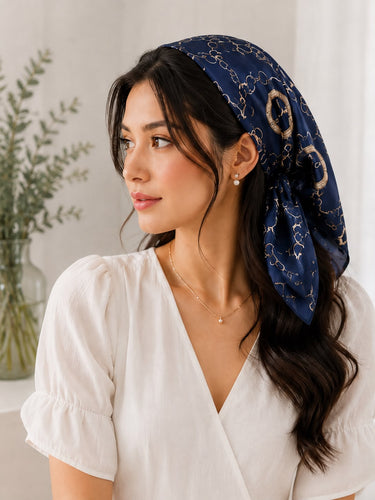 Silk Bandana Scarf (02)
