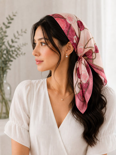 Silk Bandana Scarf (01)