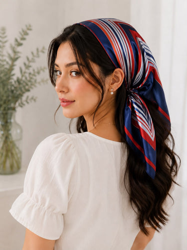 Silk Bandana Scarf (04)