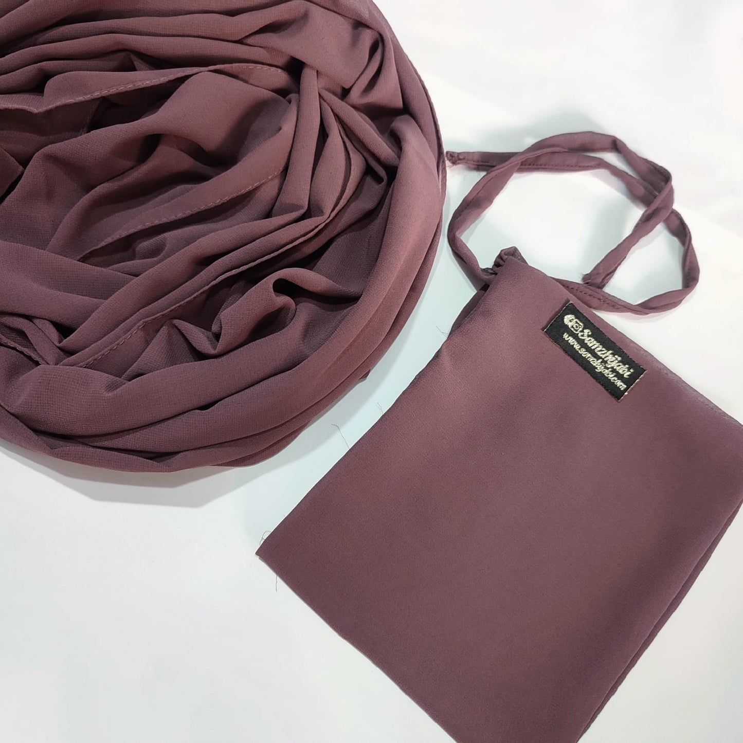 Hijab Naqab Set Dark mauve