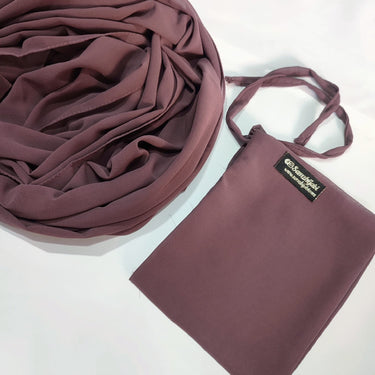 Hijab Naqab Set Mauve
