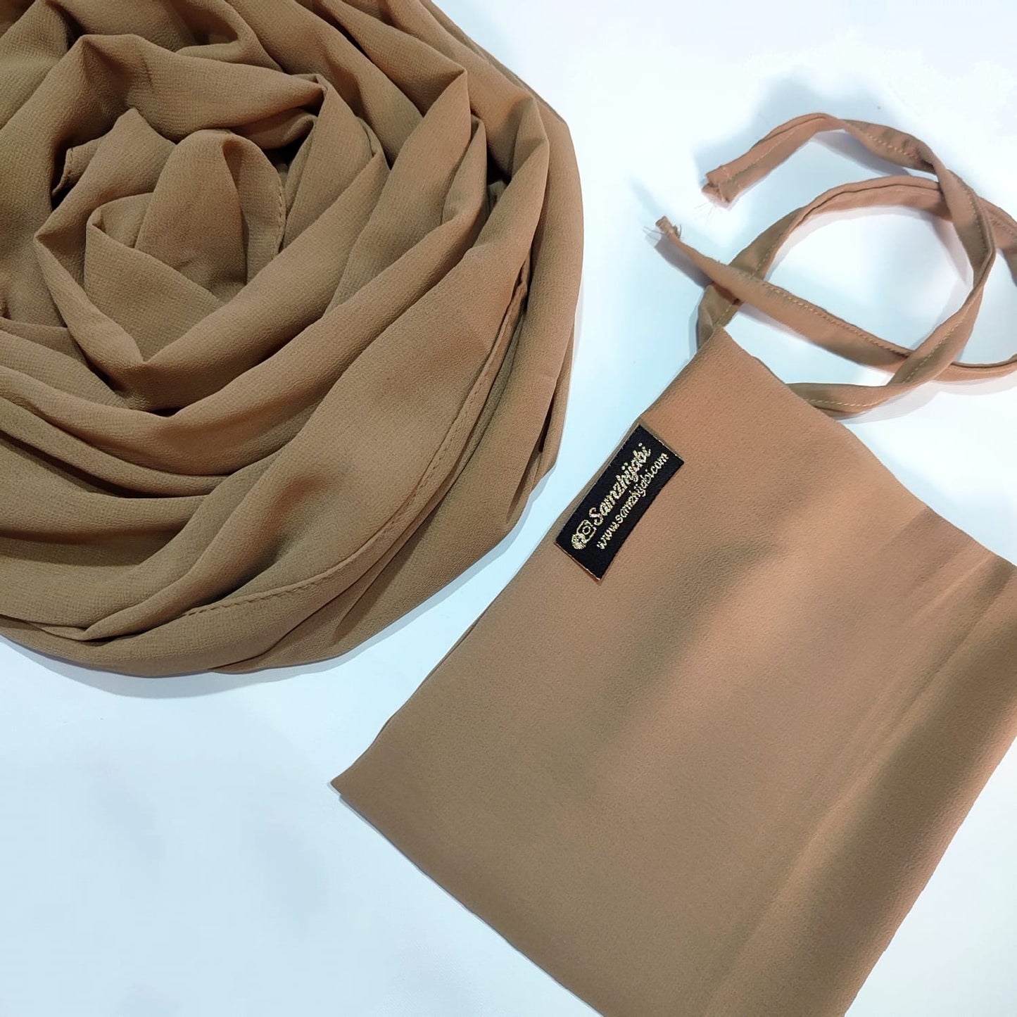 Hijab Naqab Set Khaki dark