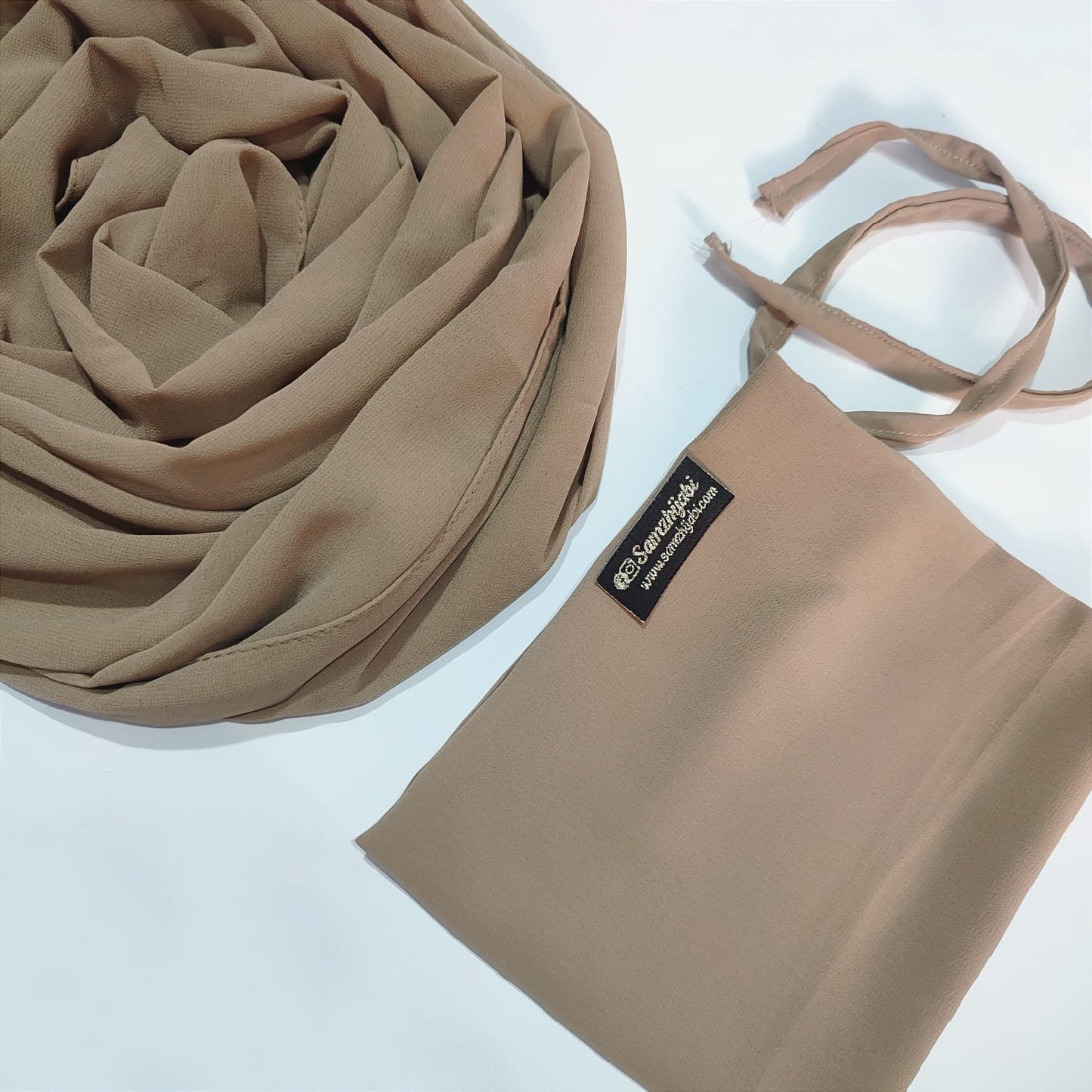 Hijab Naqab Set Khaki light