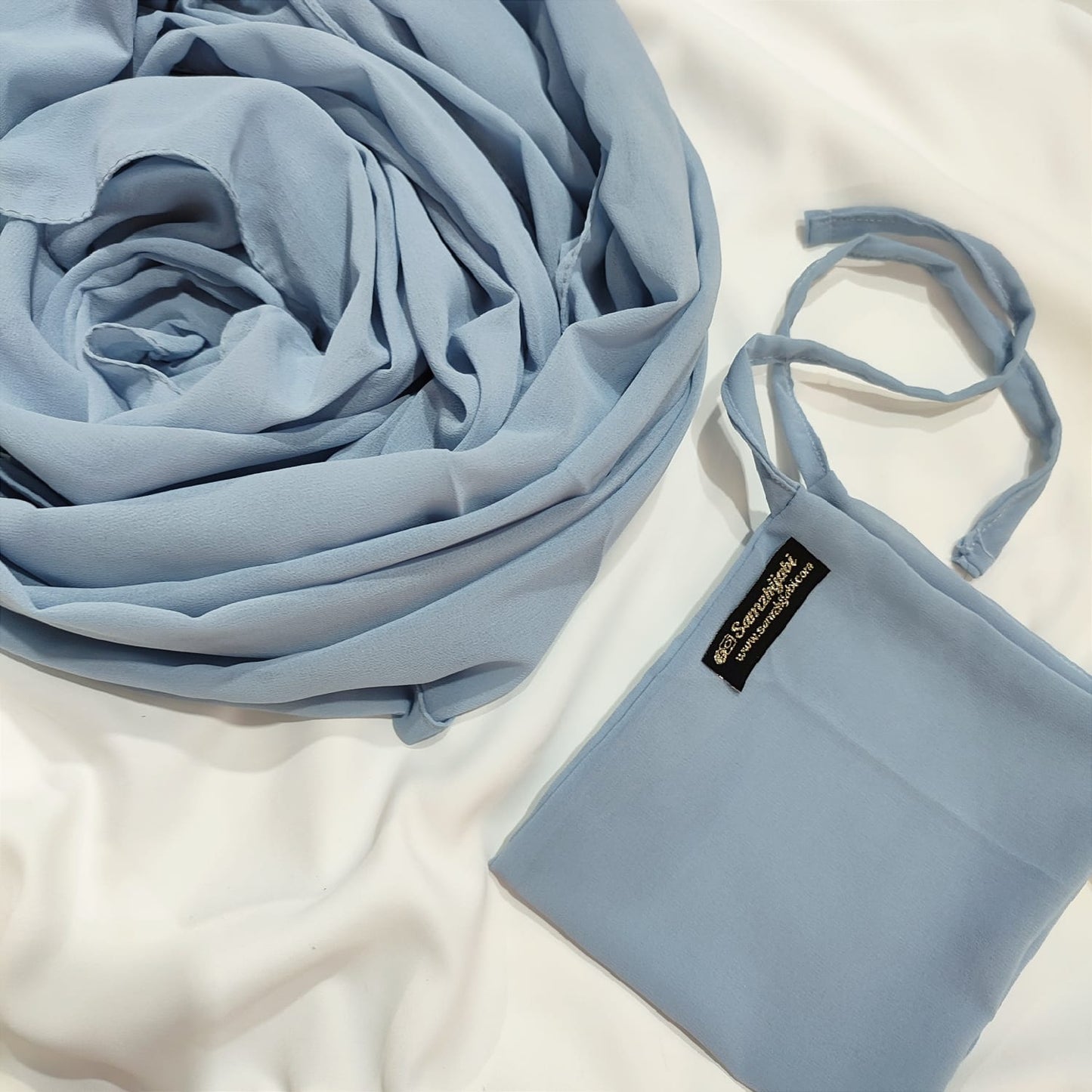 Hijab Naqab Set Sky Blue