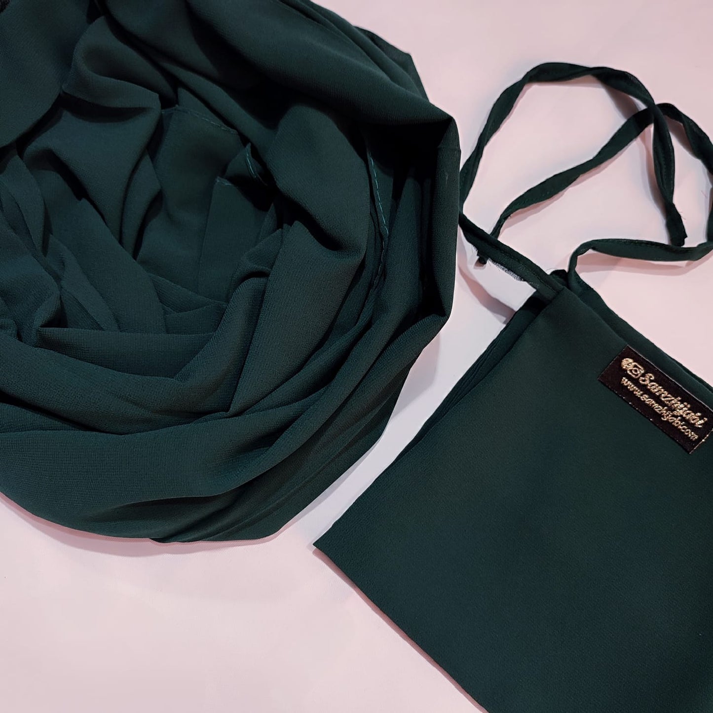 Hijab Naqab Set - Midnight Green